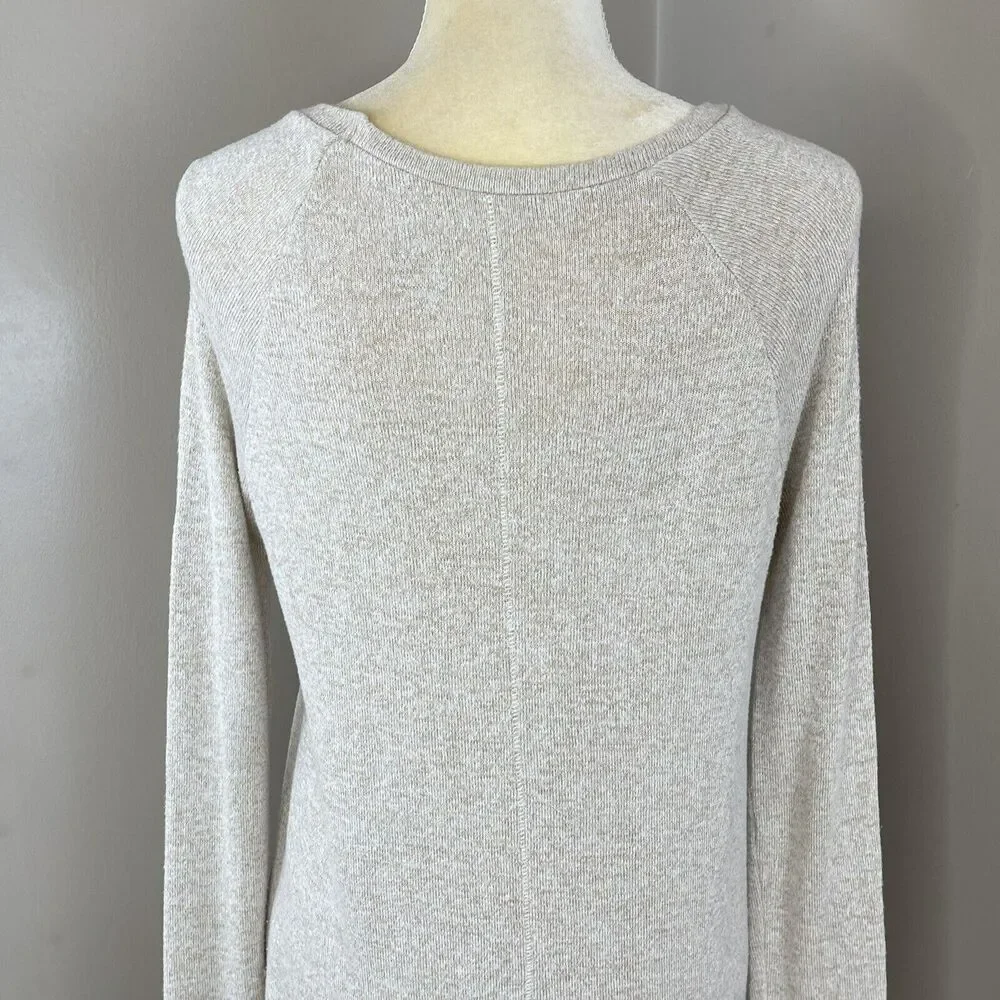 American Eagle Women’s Size XS Soft & Sexy Plush Beige knit Top Sweatshirt